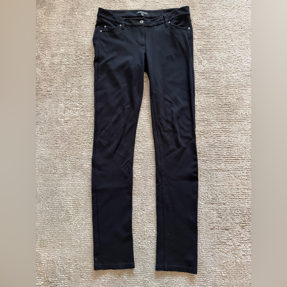 Eileen Fisher jersey knit stretch black pants size 4